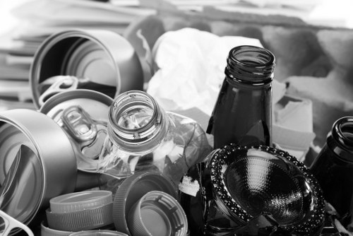 Middle stage of investigation with documentation and photos